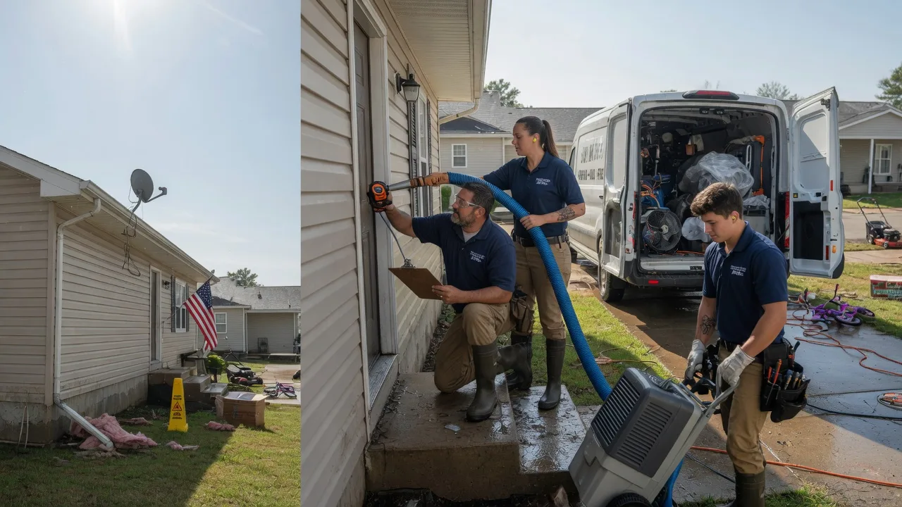 Ceiling Water Damage Restoration in Pomeroy, PA near me